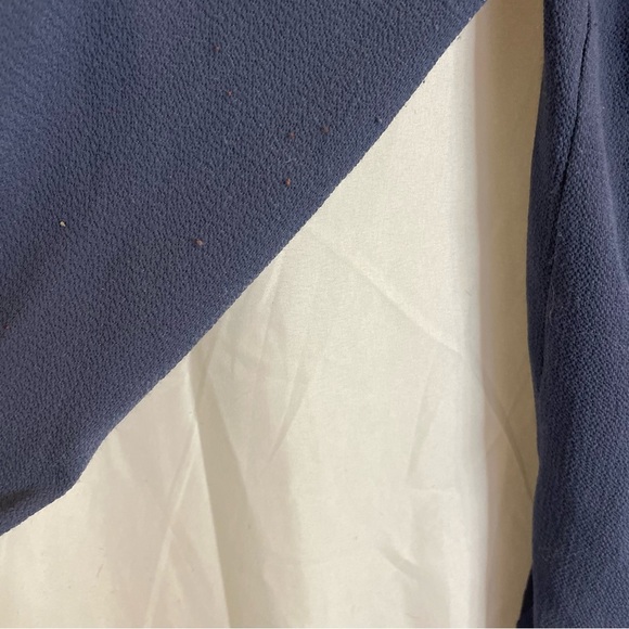 APT 9 Women’s Blue Long Sleeve Button Down Tie Front Size XS - Picture 11 of 12